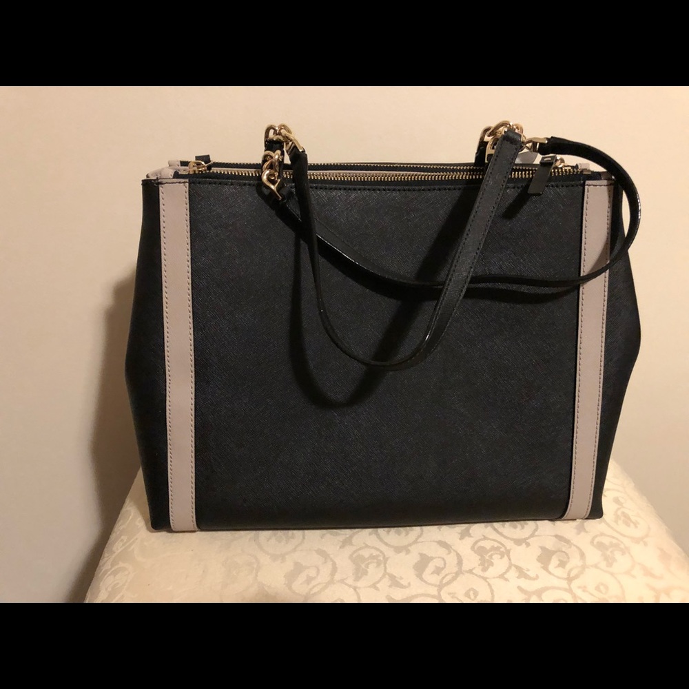 Brand New Kate Spade Purse- Black/Gray Hazel Court - Picture 2 of 4
